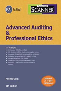 Taxmann's Scanner-Advanced Auditing & Professional Ethics (CA-Final-Old Syllabus)(9th Edition November 2019-Updated till 31-10-2019)