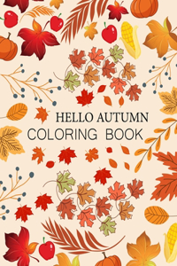 Hello Autumn Coloring Book