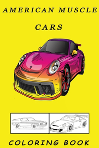 American Muscle Cars Coloring Book