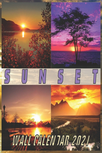 Sun Set Wall Calendar 2021