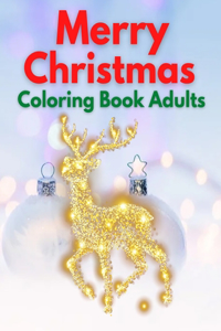 Merry Christmas Coloring Book Adults