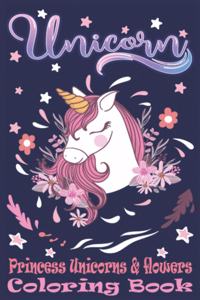 Princess Unicorns & Flowers