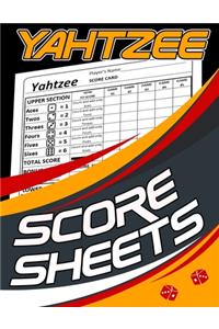 Yahtzee Score Sheets