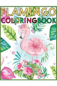 Flamingo Coloring Book For Kids