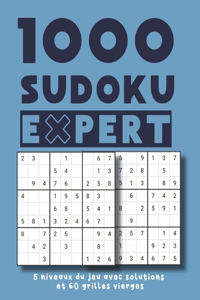 1000 Sudoku Expert 5 niveaux du jeu avec solutions et 60 grilles vierges