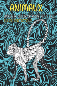Livres à colorier pour adultes - Thème fantastique - Animaux