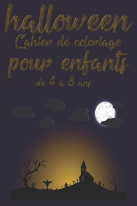 halloween Cahier de coloriage pour enfants de 4 à 8 ans