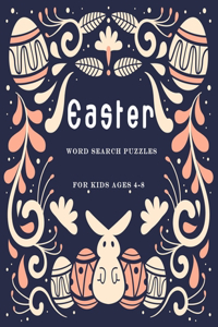 Easter word search puzzles for kids ages 4-8