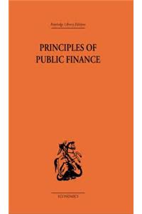 Principles of Public Finance