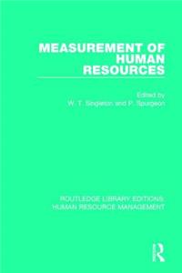 Measurement of Human Resources