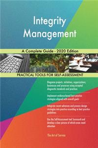 Integrity Management A Complete Guide - 2020 Edition