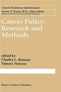 Cancer Policy: Research and Methods