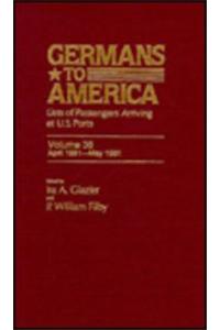 Germans to America, Apr. 16, 1881-May 31, 1881