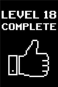 Level 18 Completed