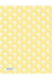 Lined Notebook Journal White Palms Sand