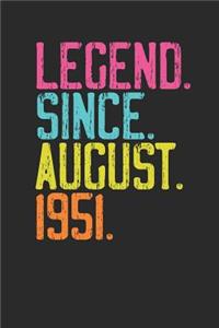 Legend Since August 1951