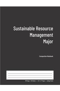 Sustainable Resource Management Major Composition Notebook
