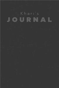 Khari's Journal