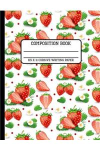 Composition Book Cursive Writing Paper