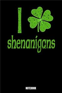 I Shenanigans Notebook