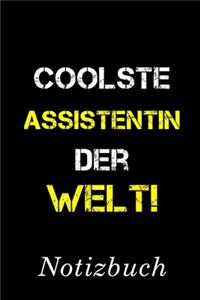 Coolste Assistentin Der Welt Notizbuch