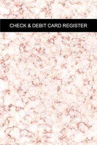Check & Debit Card Register