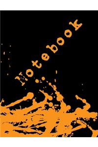 Black And Orange Notebook