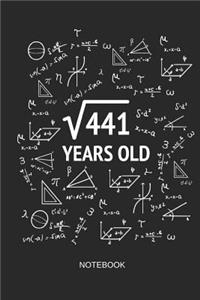 441 Years Old Notebook