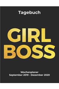 GIRL BOSS Tagebuch Ein Wochenplaner September 2019 - Dezember 2020