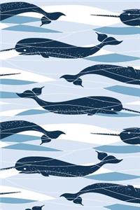 Swimming Narwhales - 2019 & 2020 Mid Year Academic Journal With Mind Maps, Budget Planner, Goal Setting & Inspirational Quotes