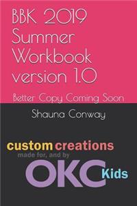 BBK 2019 Summer Workbook version 1.0