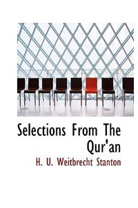 Selections from the Qur'an