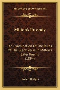 Milton's Prosody