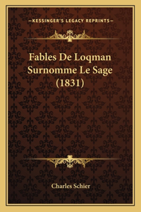 Fables De Loqman Surnomme Le Sage (1831)