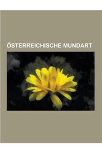 Osterreichische Mundart