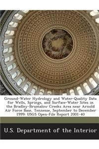 Ground-Water Hydrology and Water-Quality Data for Wells, Springs, and Surface-Water Sites in the Bradley-Brumalow Creeks Area Near Arnold Air Force Base, Tennesse, September to December 1999