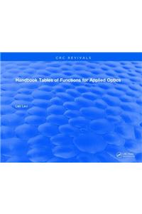 Handbook Tables of Functions for Applied Optics