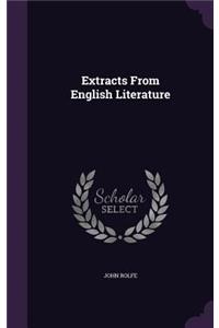 Extracts From English Literature