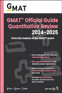 GMAT Official Guide Quantitative Review 2024-2025: Book + Online Question Bank