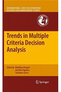 Trends in Multiple Criteria Decision Analysis