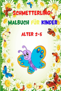 Schmetterling-Malbuch für Kinder Alter 2-5