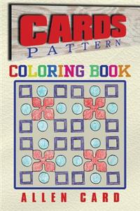 Cards Pattern Coloring Book