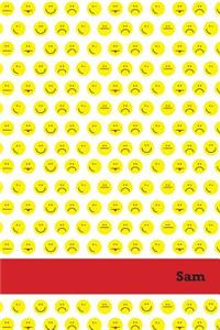 Etchbooks Sam, Emoji, College Rule, 6 X 9', 100 Pages