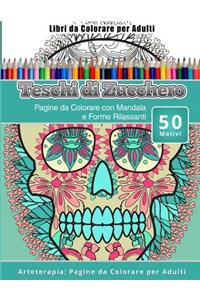 Libri da Colorare per Adulti Teschi di Zucchero