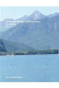 Landscape Nature - Coloring Book