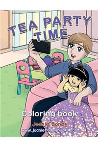 Tea Party Coloring Book
