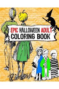 Epic Halloween Adult Coloring Book