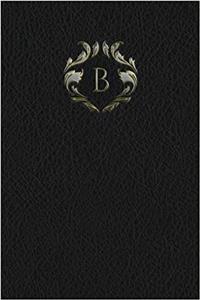 Monogram B Any Day Planner Notebook