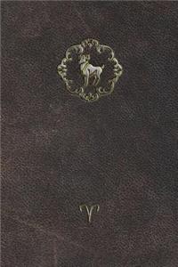 Monogram Aries Journal