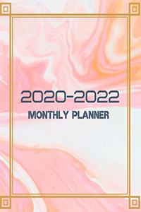 Monthly Planner for 2020/2022- 3-Year Planner Schedule Organizer- January 2020/December 2022 8.5